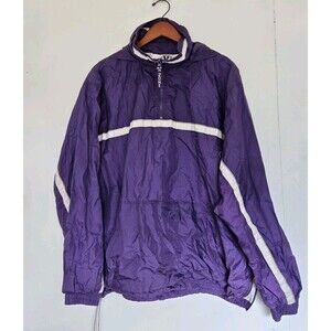 Vtg N Zone Windbreaker Mens XL Track Suit Jacket Pants Hip Hop Purple 80s 90s